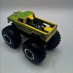 Green and Yellow Monster Truck Toy